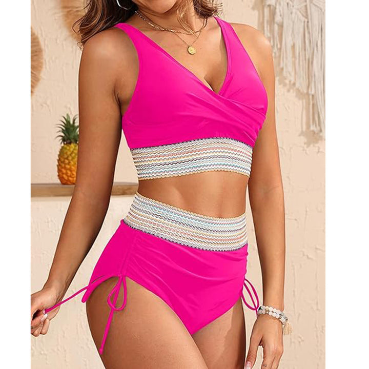 Ladies' bikini set with adjustable belt and elegant top Lune London
