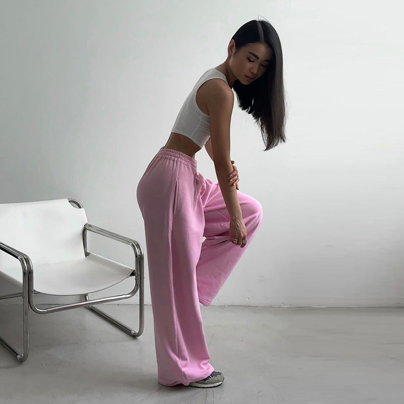Wide high-waisted pants Lune London for women