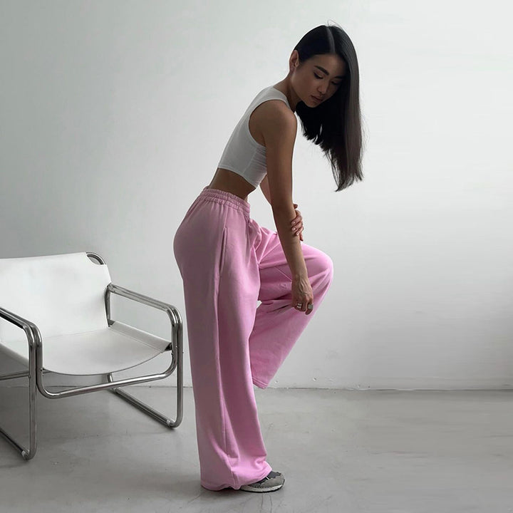 Wide high-waisted pants Lune London for women