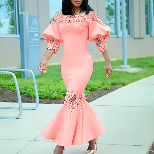 Ladies Elegant Sheath Dress with Lace Sleeves Lune London