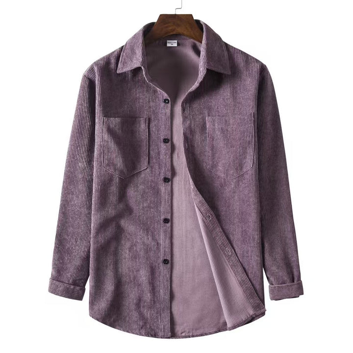 Casual corduroy shirt for women with two pockets Lune London