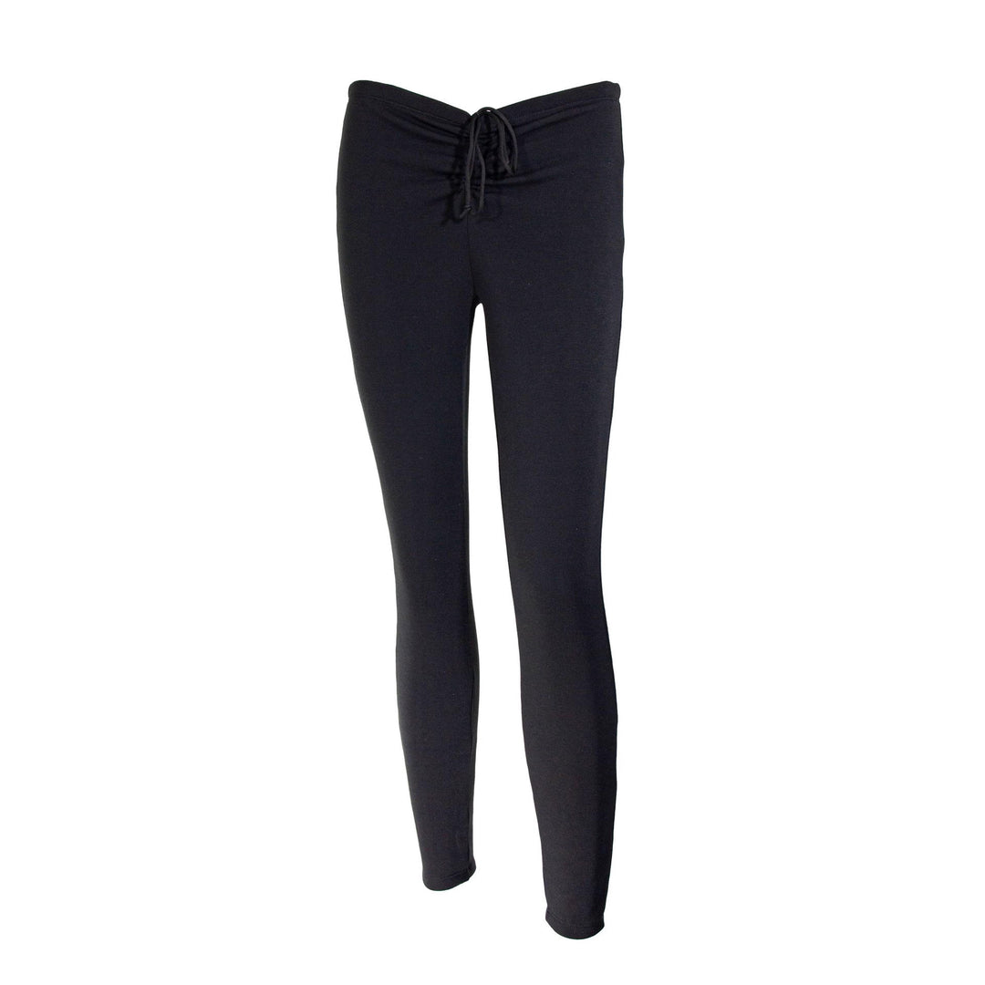 Women's Fleece-lined Leggings with High Waist and Drawstring Lune London