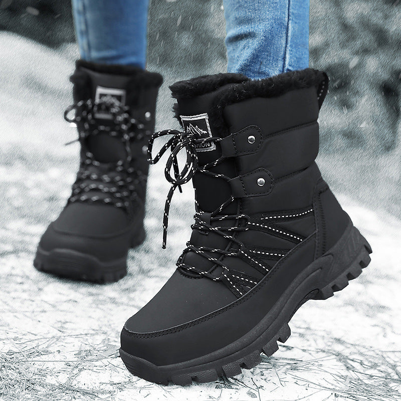 Insulated winter boots for women with slip-resistant sole and soft lining Lune London