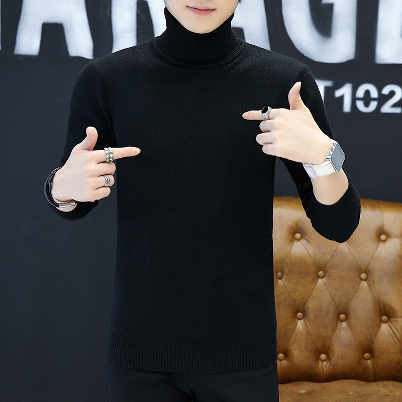 Turtleneck sweater with a fine structure for men Lune London