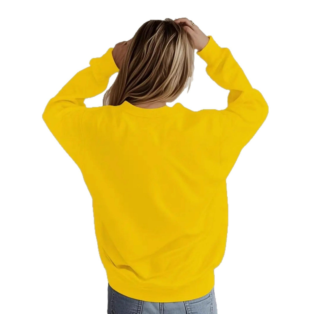 Sweatshirt pour femmes avec doublure douce et motif festif en vin Chic & Stil