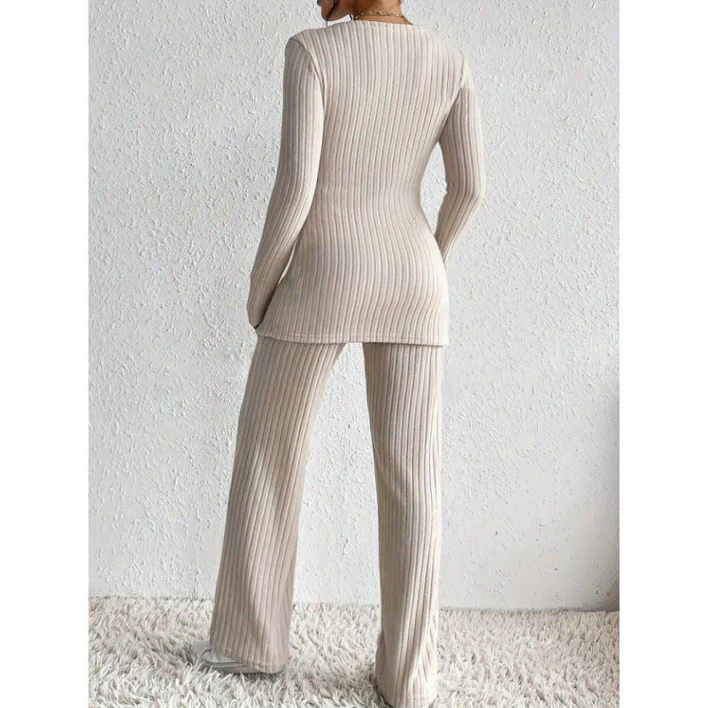 Ladies elegant casual knit set Lune London
