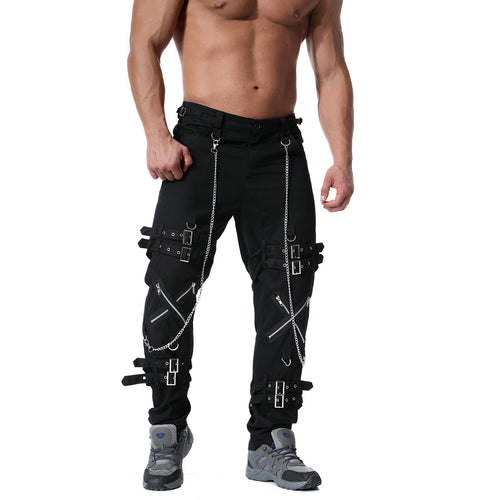 Men's cargo pants with a versatile cut and stylish hooks Lune London