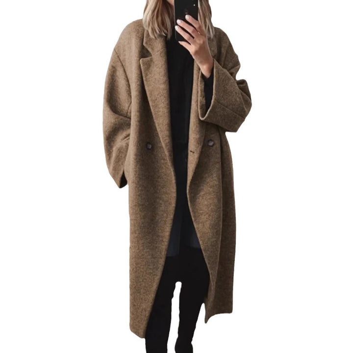 Ladies Oversized Chic Wool Coat