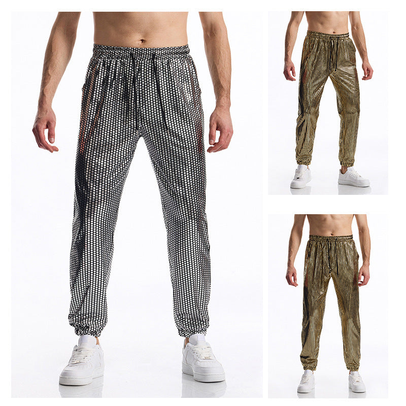 Men's breathable jogging pants with a modern polka dot design Lune London
