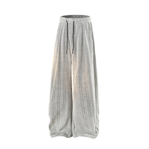 Fashion pants for women with a wide cut and elastic waistband Lune London