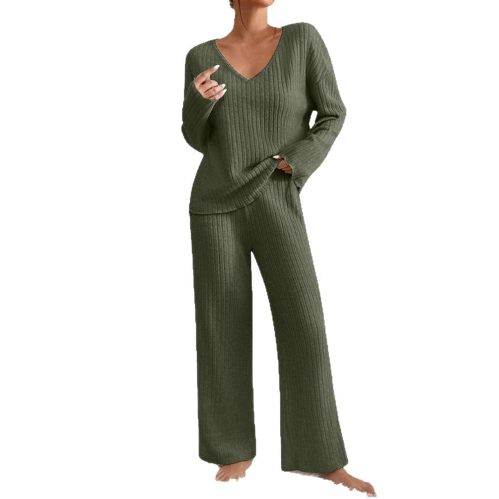 Women Casual Knit Loungewear Set Lune London