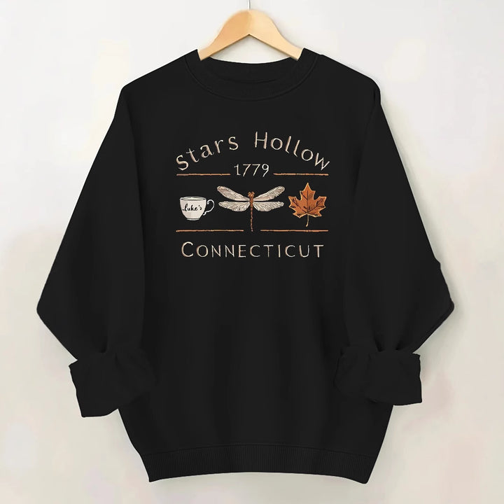 Sweat-shirt pour femmes avec un motif créatif de Stars Hollow Chic & Stil