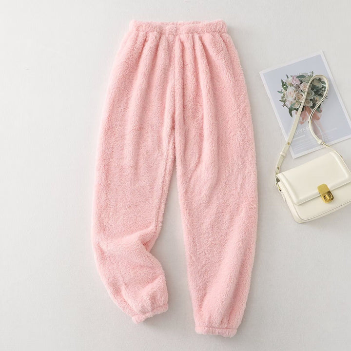 Pantalons en polaire confortables pour femmes avec taille élastique Chic & Stil