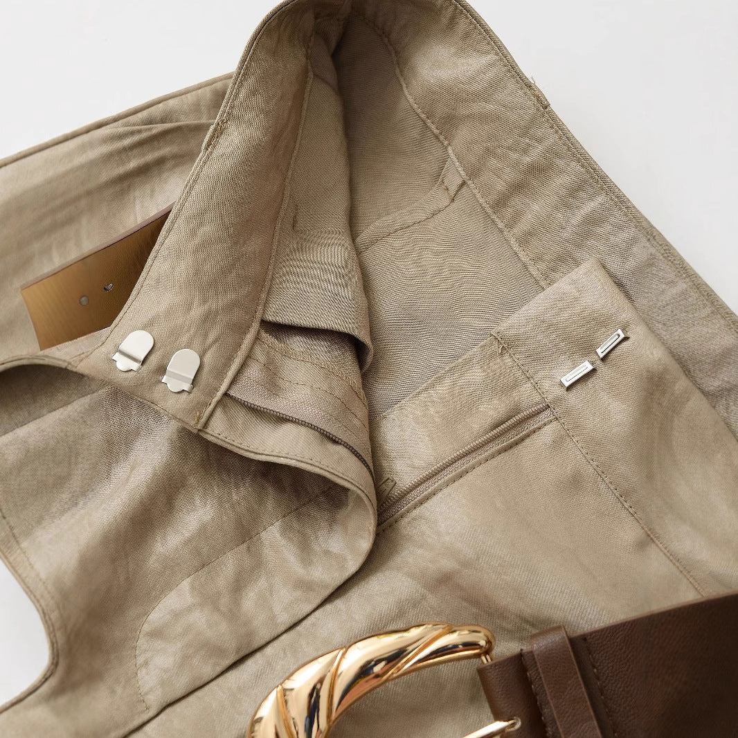 Culottes larges pour femmes avec ceinture à la mode Chic & Stil