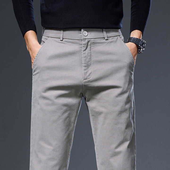Chinos for men with a practical fit and an elastic waistband Lune London