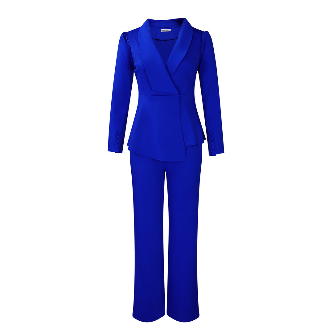 Ladies' set with elegant cut and fluid blazer Lune London
