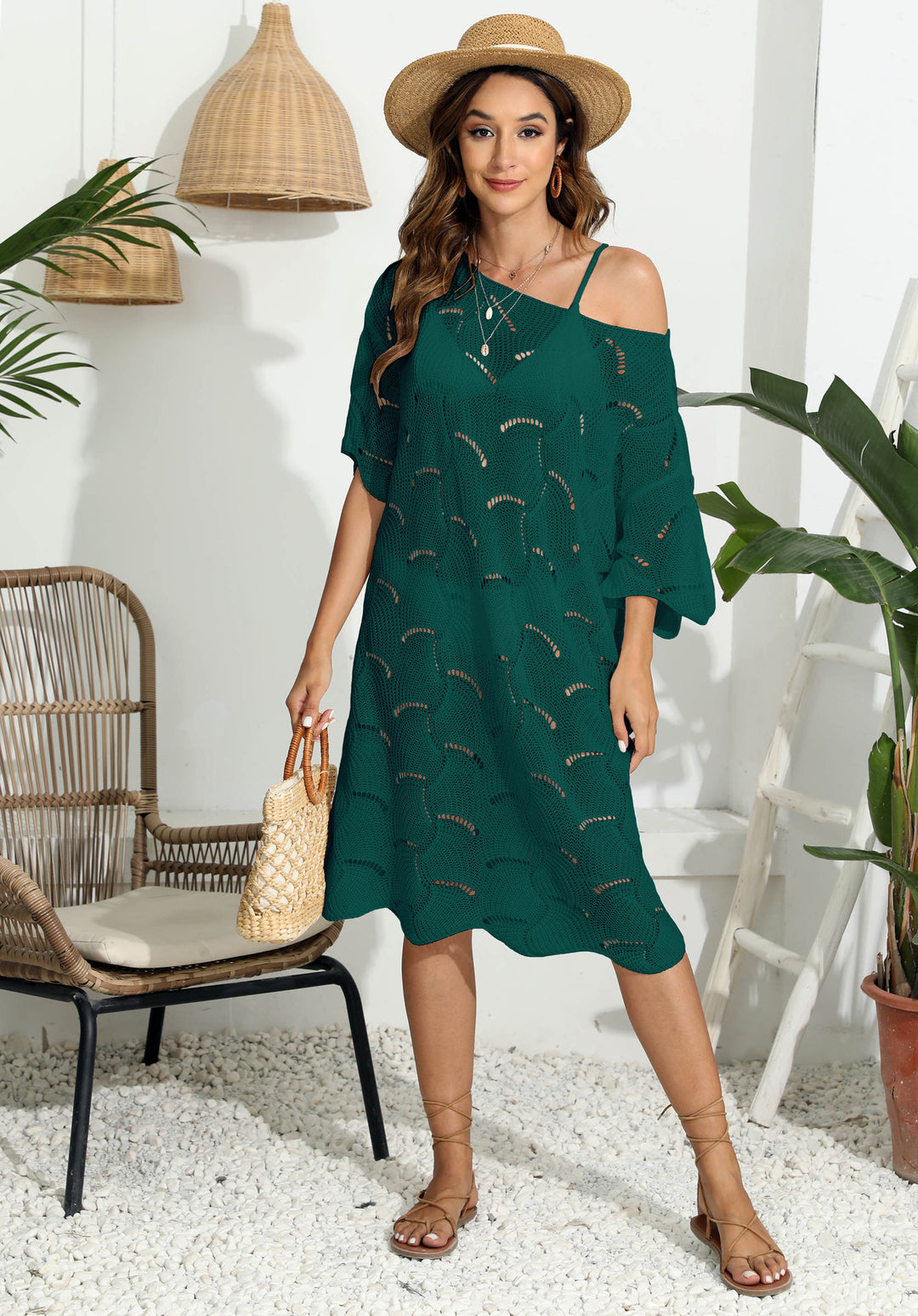 Women Plus Size Crochet Dress Stylish Lune London
