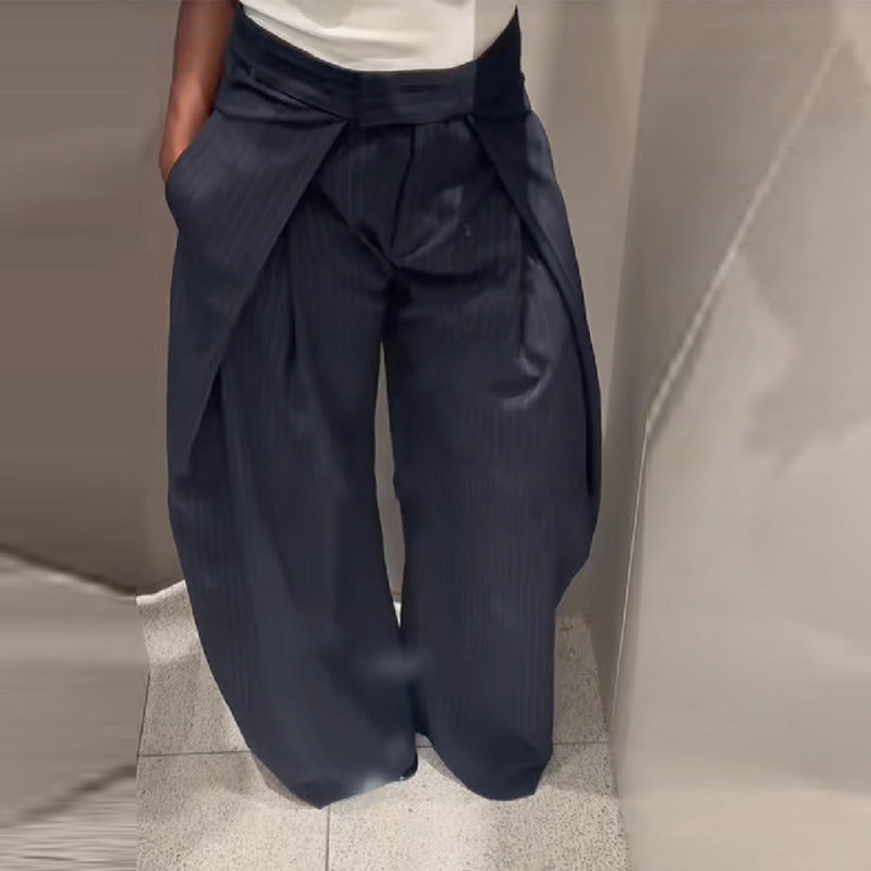 Lune London wide elegant fabric pants for women