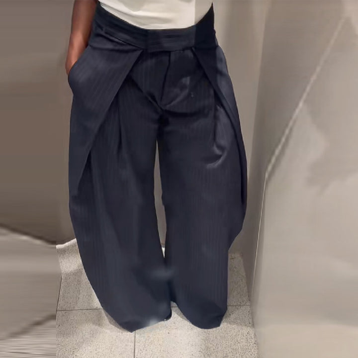 Lune London wide elegant fabric pants for women