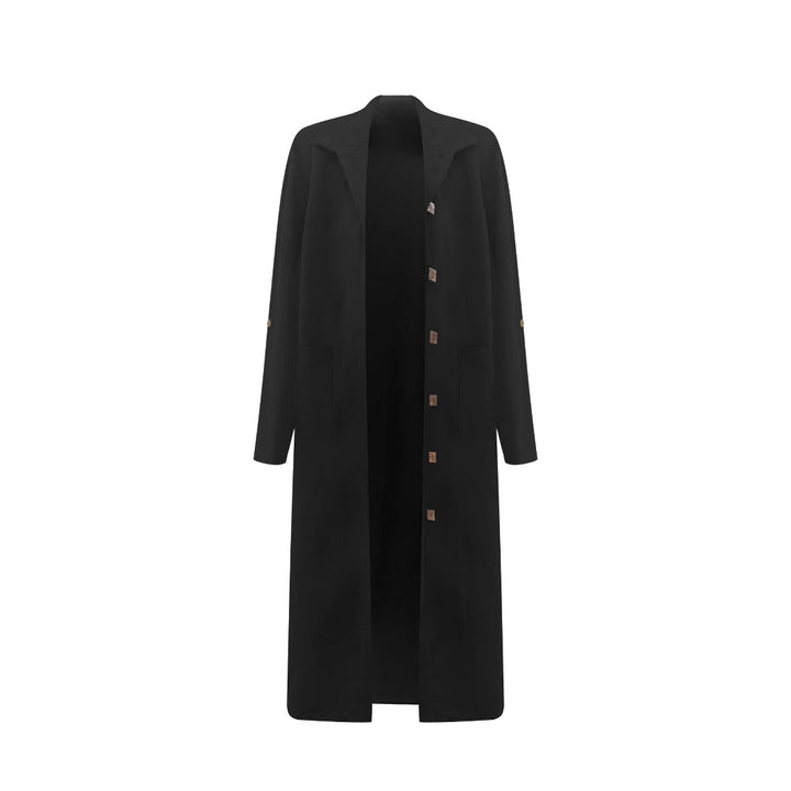 Oversized coat for ladies with classic lapels and button details Lune London