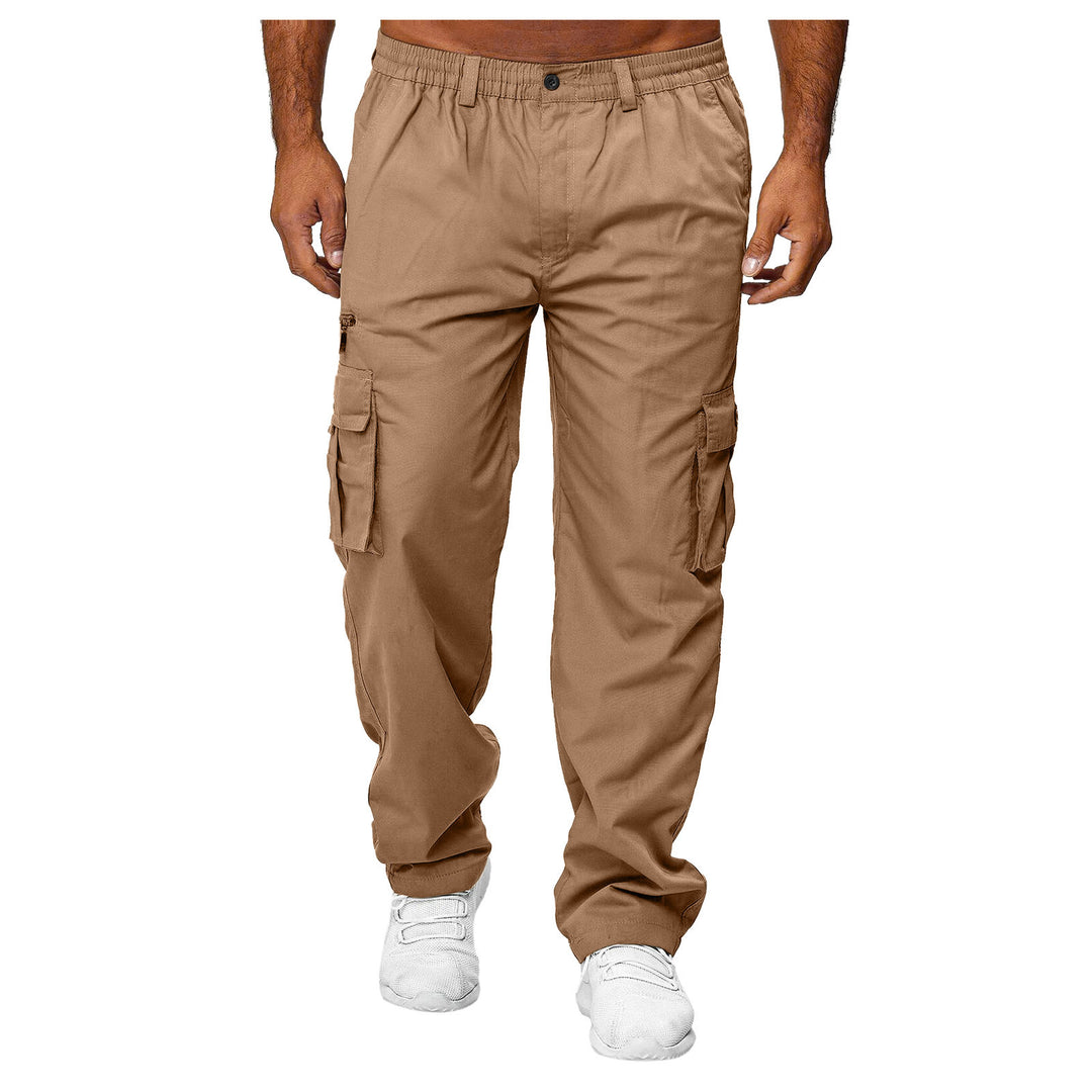 Men's cargo pants with elastic waistband and multifunctional pockets Lune London