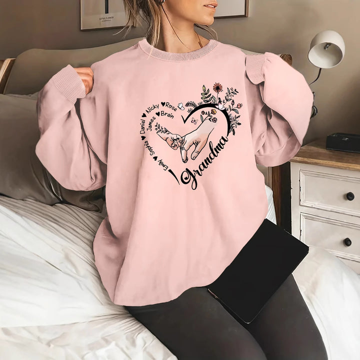 Pull décontracté féminin avec motifs floraux Chic & Stil