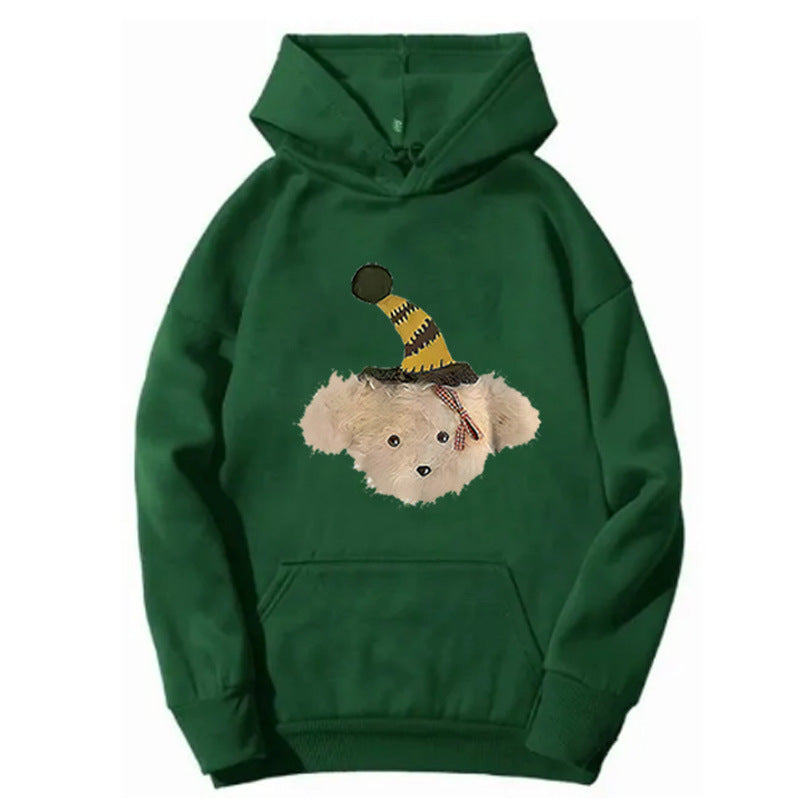 Women's hoodie with playful dog motif Chic & Stil
