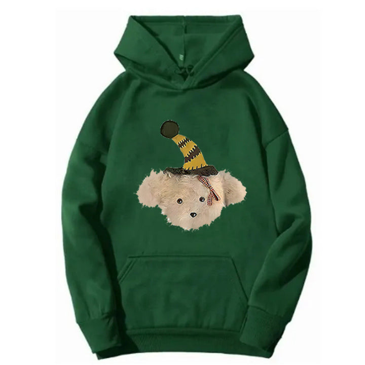 Women's hoodie with playful dog motif Chic & Stil