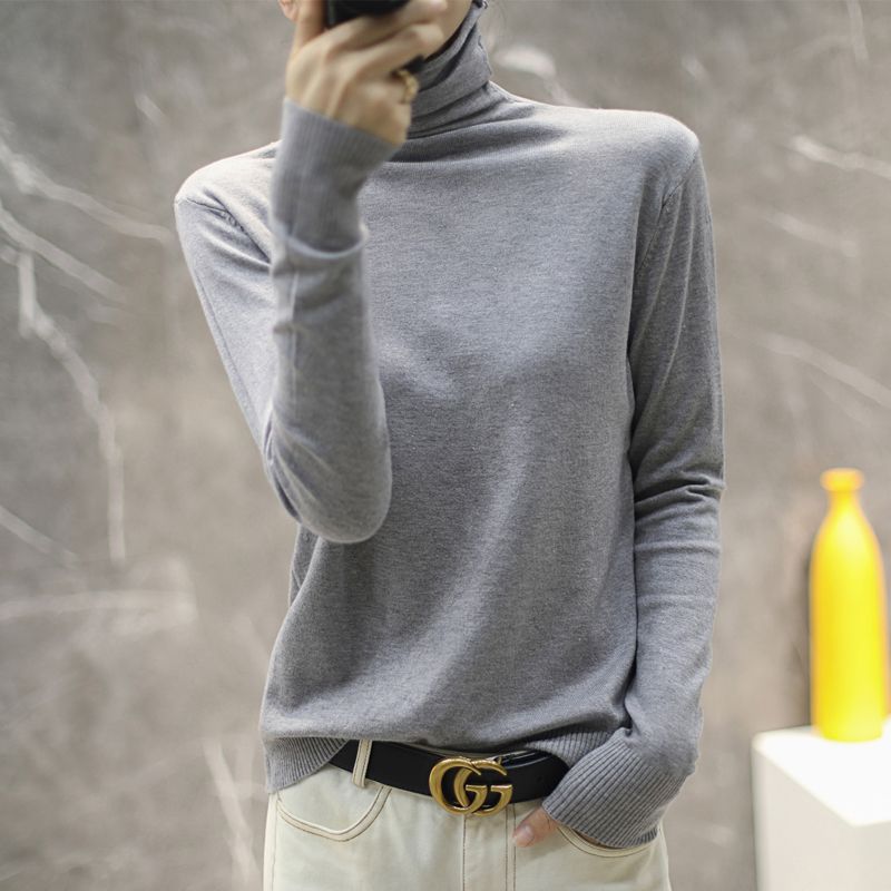 Pull col roulé de haute qualité pour femmes Chic & Stil