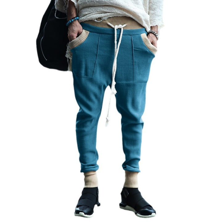 Casual men's jogger pants with side pockets and elastic waistband Lune London