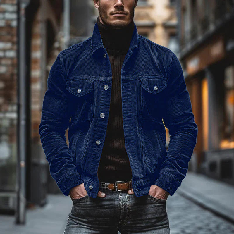 Corduroy jacket for men with a stylish cut and functional pockets Lune London