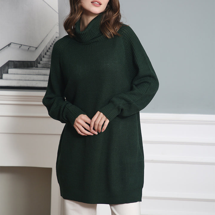 Ladies Cozy Turtleneck Pullover in Soft Knit Lune London