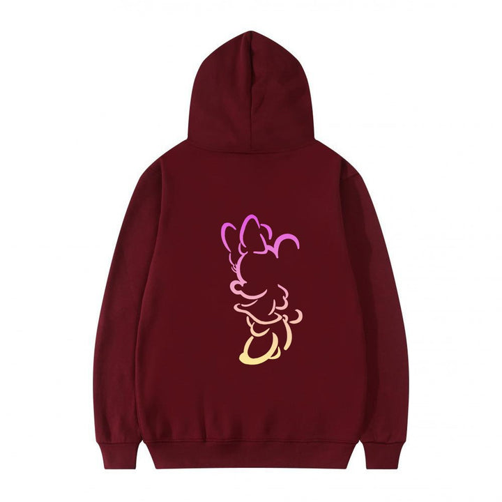 Women's hoodie with artistic cloud design and soft inner lining Chic & Stil