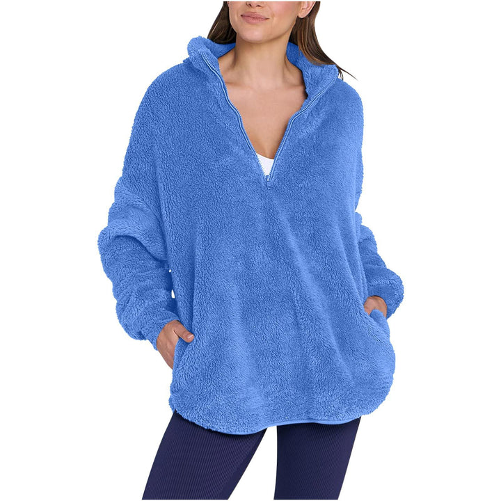 Ladies cozy zip sweater Lune London
