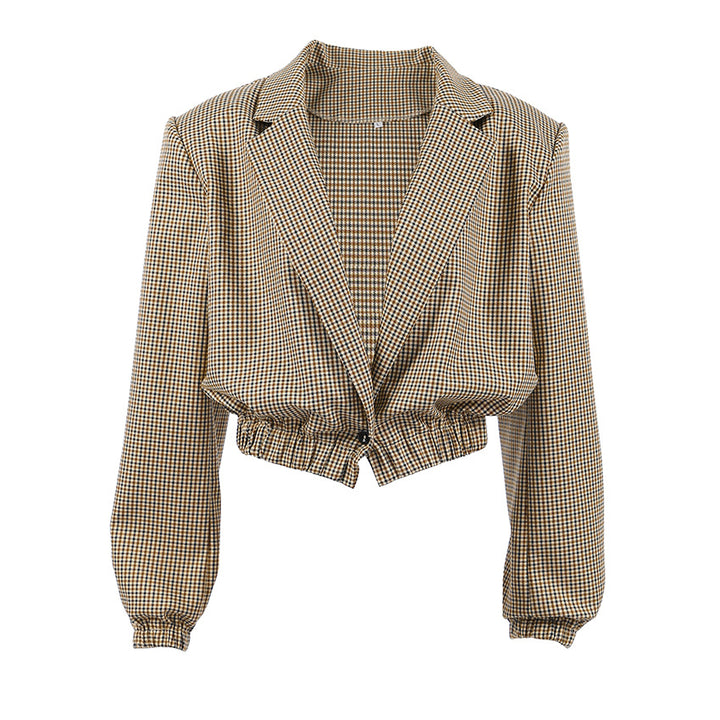 Oversized checked blazer for women with relaxed fit Lune London