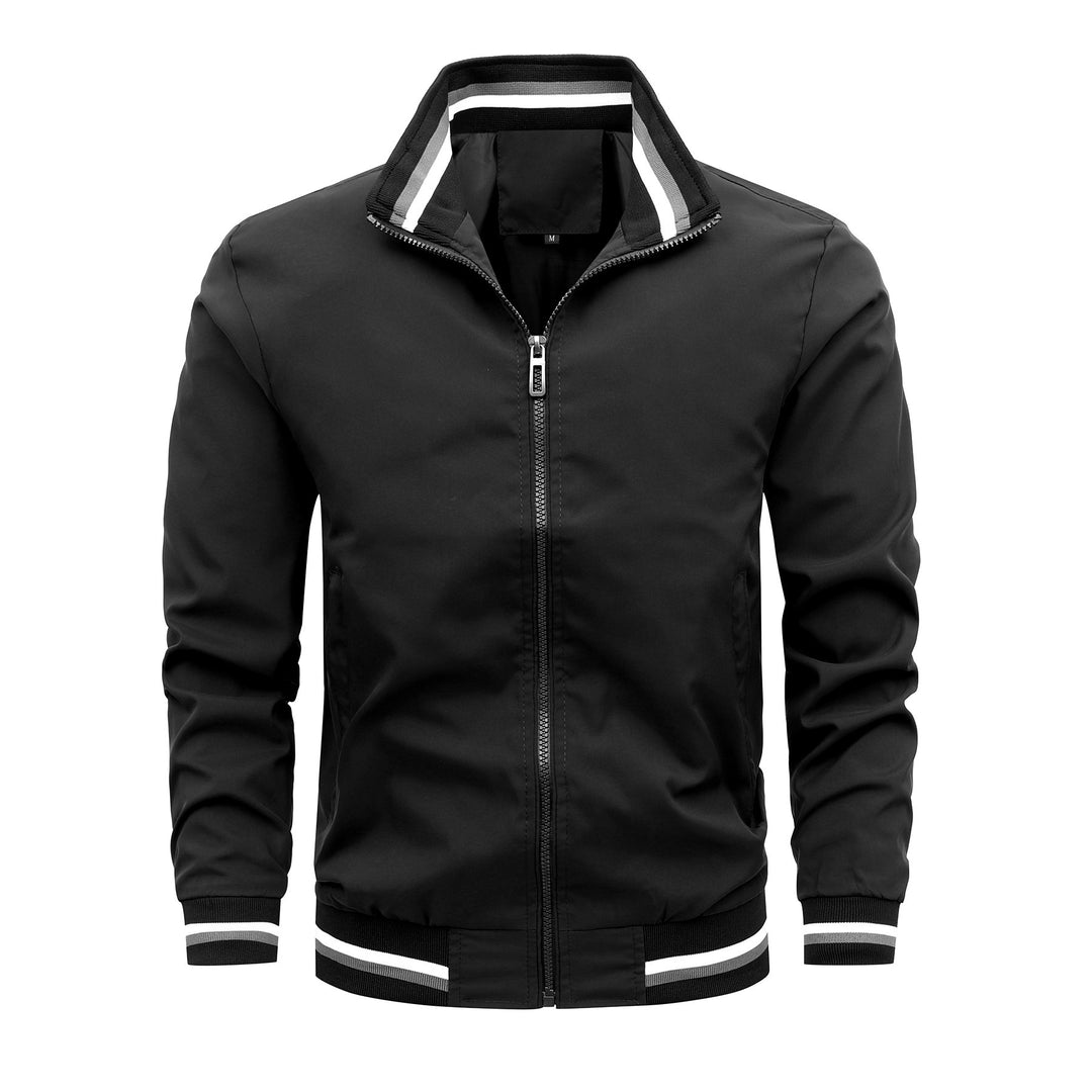 Men's sporty leisure jacket with modern stand-up collar Lune London