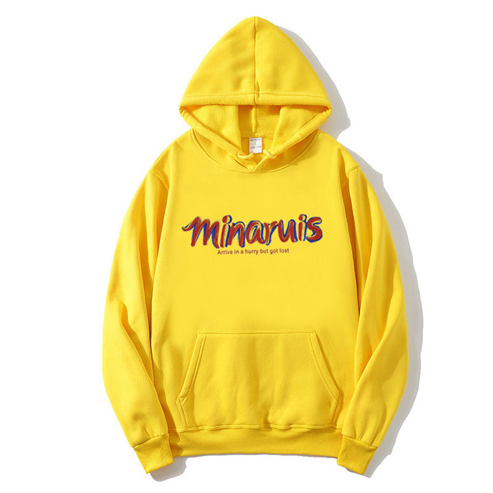 Women's hoodie with colorful lettering Chic & Stil