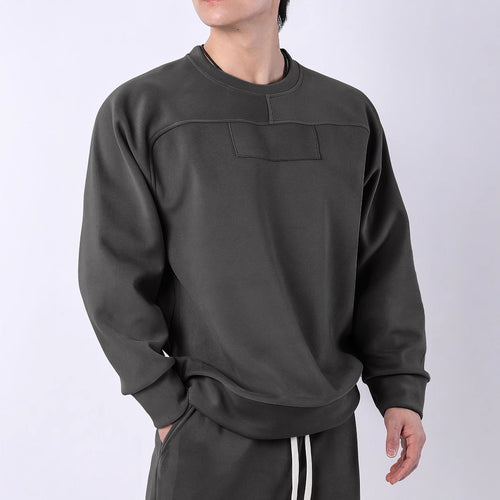 Oversized sweatshirt for women with soft fleece lining and quilted design Lune London