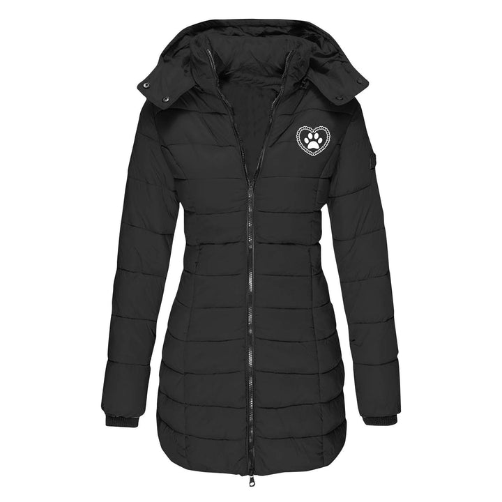 Women's transition jacket lined with removable hood Lune London