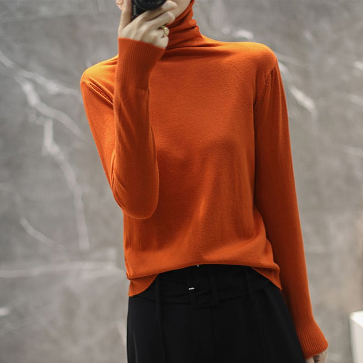 Pull col roulé de haute qualité pour femmes Chic & Stil
