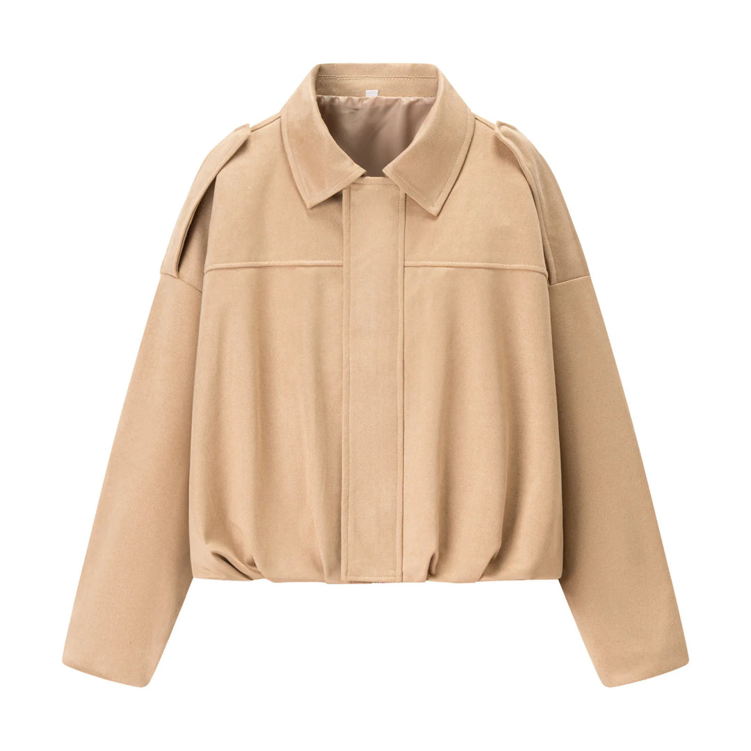 Trendy cropped jacket for women with comfortable cuffs and an elegant collar Lune London