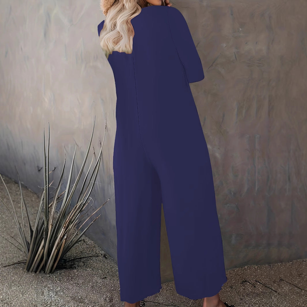 Salopette large pour femmes avec poches pratiques et coupe moderne Chic & Stil
