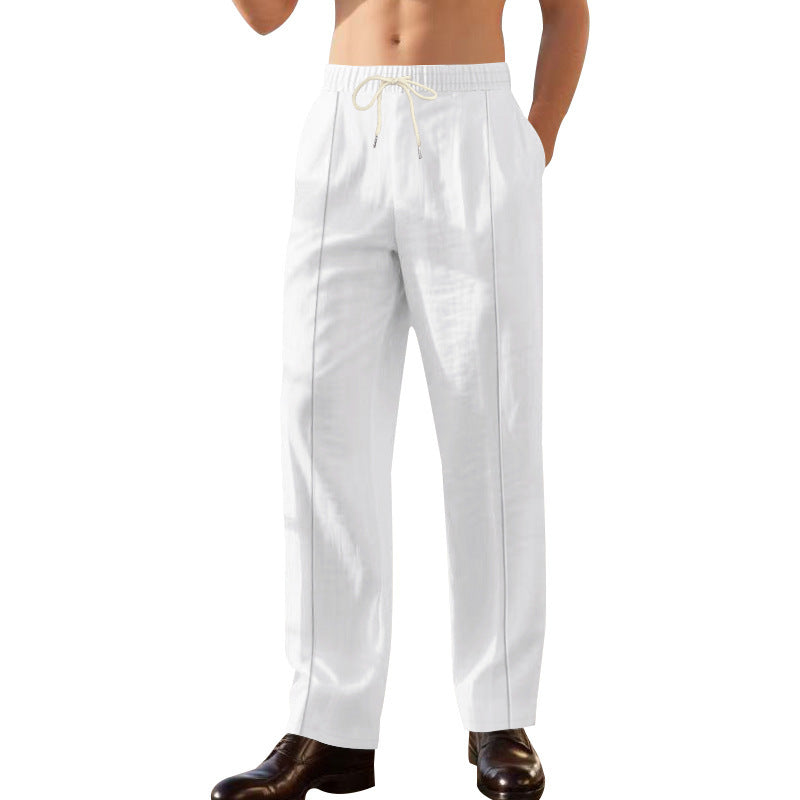 Men's elegant casual pants with adjustable waistband Lune London