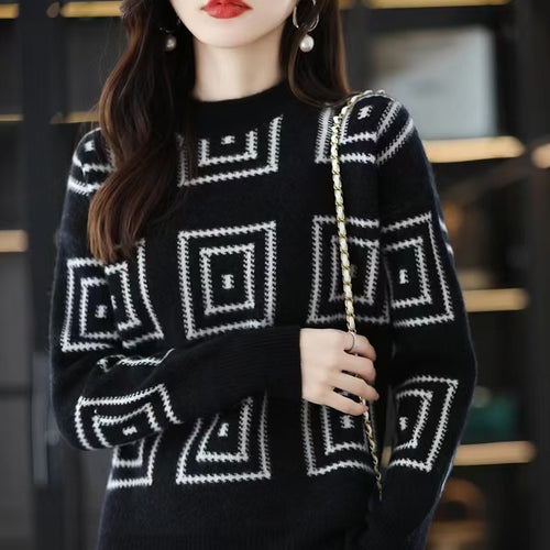 Lune London patterned sweater for women