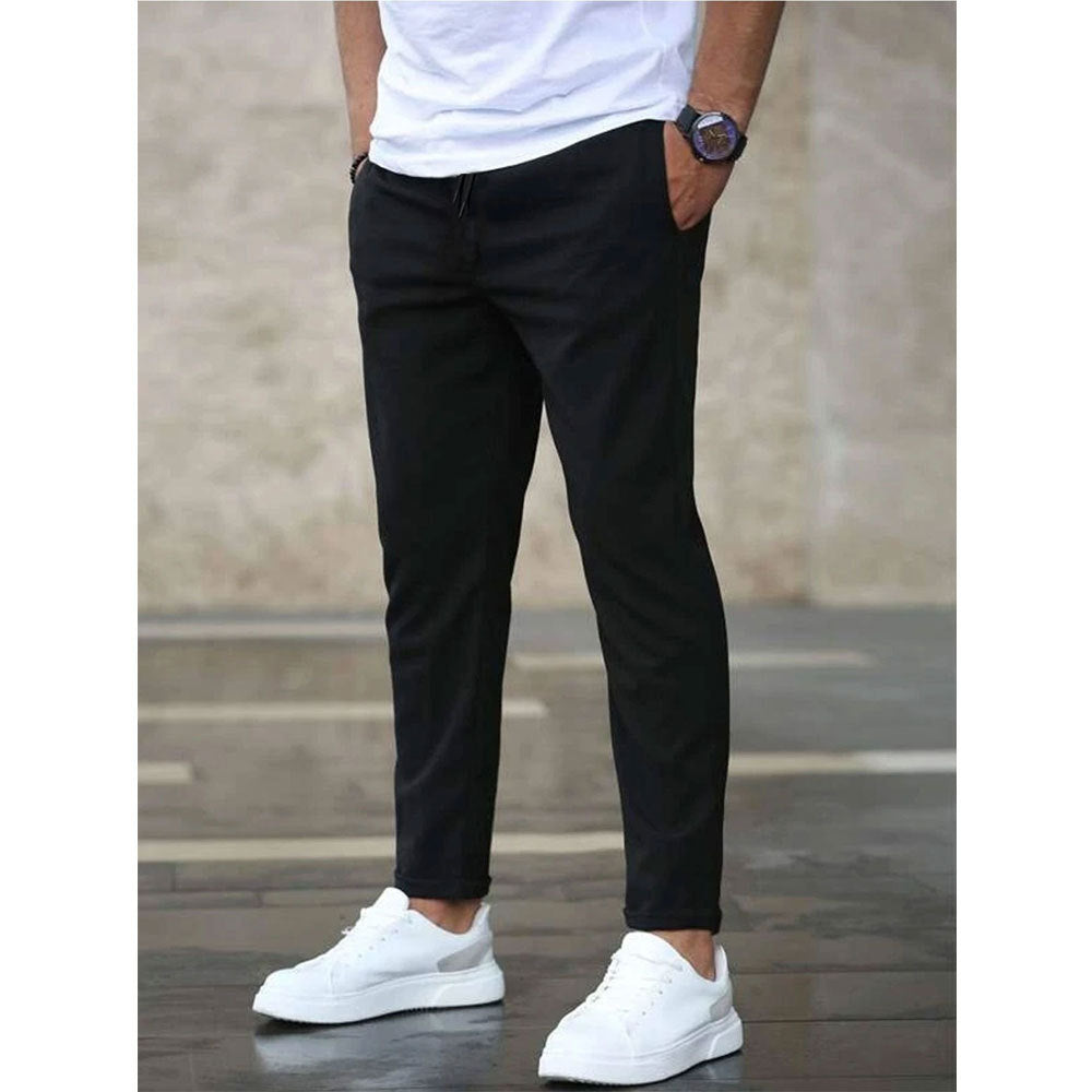 Casual chino pants for men with elastic waist Lune London