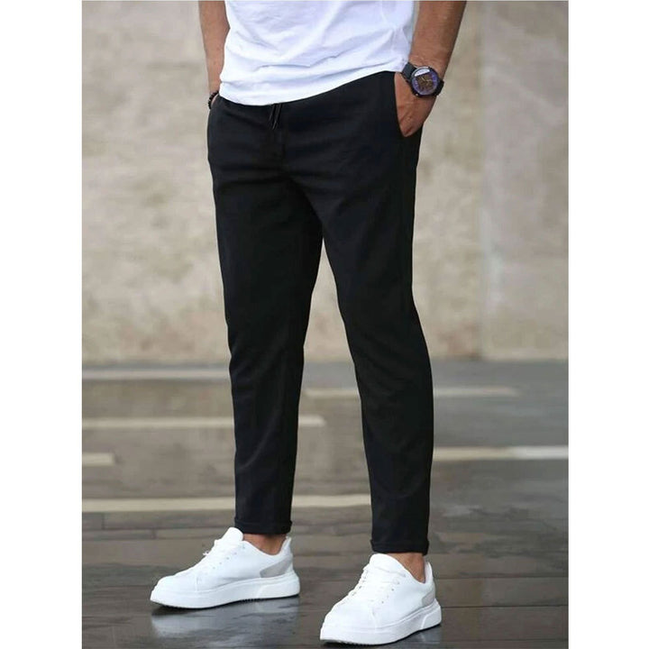 Casual chino pants for men with elastic waist Lune London