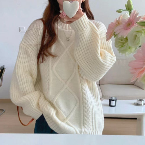 Pull oversized confortable pour femme en maille fine Chic & Stil