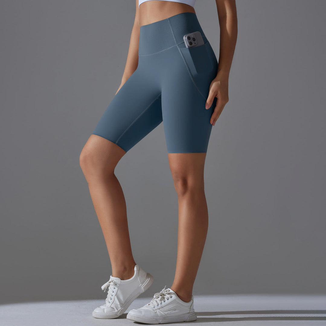 Women's Cycling Shorts with High Waist and Practical Side Pockets Lune London
