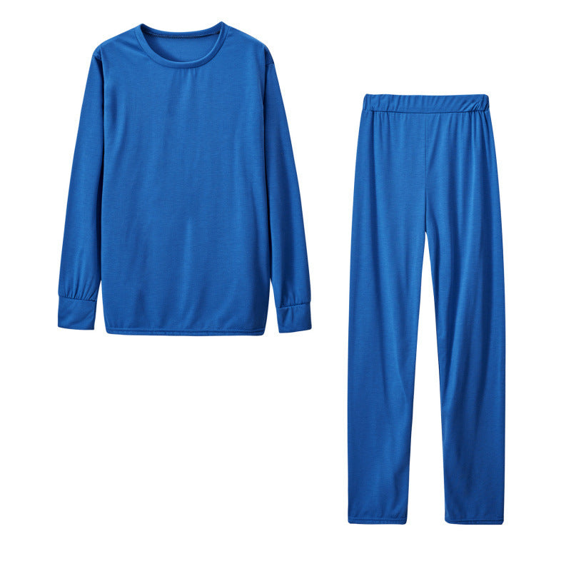 Women's Long Sleeve Pajama Set with Elastic Pants Lune London