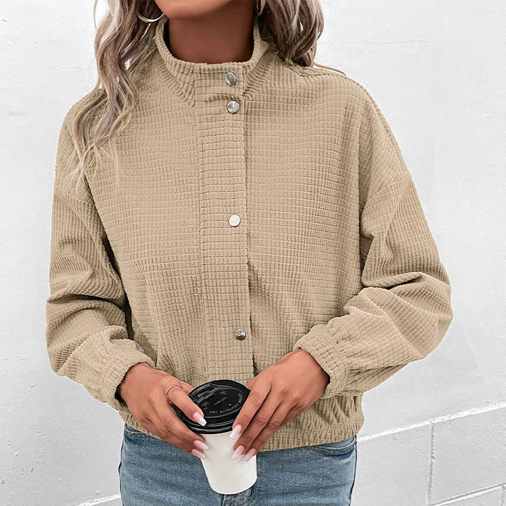 Ladies down jacket with high collar Lune London
